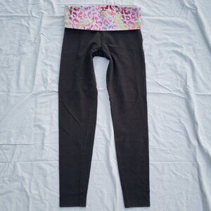 Victorias Secret PINK Glitter Pink Leopard Print Yoga Leggings - Size X-Small